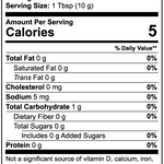 VIGORYS RISE Mushroom Coffee Blend nutrition facts and ingredients panel showing 90% Arabica coffee, 5% Lion's Mane, and 5% Chaga mushroom powder